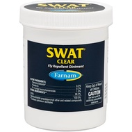 Farnam SWAT CLEAR Horse Fly Control for Horses, Ponies and Dogs, 7 ounce jar