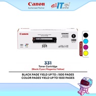Canon 331 (Black/Cyan/Magenta/Yellow)/ 331 II Toner (Black)