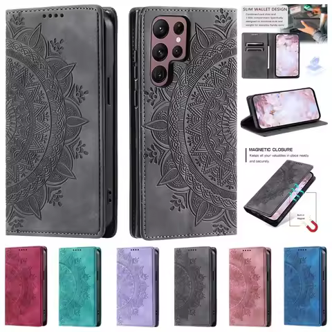 For Xiaomi Redmi Note 11 Pro Flip Case For Redmi Note 11TPro+ 11SE Pro Plus 10 9 ProMax 9T 8T Magnet
