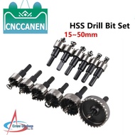 MATA HSS Hole Saw Drill Bits 1 Set 12pcs HSS Saw Bit Set