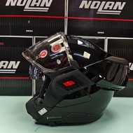 NOLAN N120-1 Rear Flip Dual-Use Hat 301 Bright Black