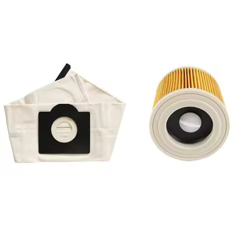 Hepa Filter & Washable Dust Bags for Karcher WD3 MV3 WD3200 SE4001 A2299 A2204 A2656 Vacuum Cleaner 