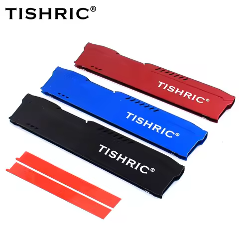 TISHRIC DDR2 DDR3 DDR4 DDR5 Memeory Heatsink Shim Ram Memory Heatsink Radiator Cooling Heat Sink Coo