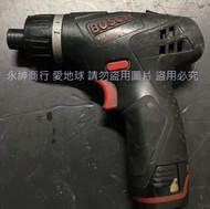 二手Bosch博世充電式電鑽／起子機GSR 10,8(可以運轉但狀況如圖當銷帳零件品