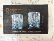 全新未用過 Nachtmann 德國製 水晶威士忌杯 2個裝Nachtmann Noblesse Whisky Tumbler Aqua