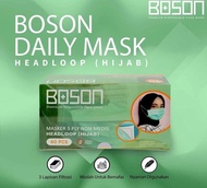 Masker Medis 3ply Disposable Hijab 1 Box isi 50 - Masker Hijab