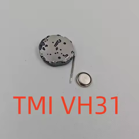 VH31 Sweep Second 3 Hands Japan Quartz Movement Tmi Time Module Movement Vh31b 110 ½ Ligne Quartz Mo