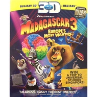 Blu-ray Movie Madagascar 3: Europe's Most Wanted (Import 2D+3D 50GB) (2012)