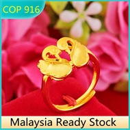 Ring 916 916 Tulen Bead Emas Gold 916 Original Malaysia Cincin Emas Bangkok Cop 916 Cincin Emas Korea Couple Ring for Lovers Emas Cincin Emas 916 Cincin Emas 916 Original Bajet Accessories Emas 916 Anting Anting Perempuan
