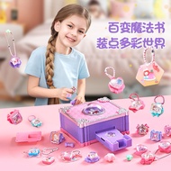 DIY keychain maker magic sticker diy toys for girls