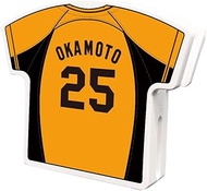 ClipMagnet Yomiuri Giants No.25 OKAMOTO Kazuma Okamoto Player Model, Uni-type Magnet, Orange Tamashii Uniform GIANTS