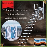 Outdoor Retractable Staircase Attic Household Foldable and Hoisting