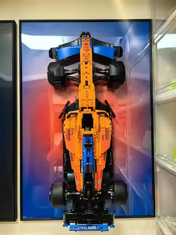 Display Wallboard for Lego 42141 mclaren F1 Formula 1 Adult Collectibles for Lego Car Wall Mount Bui