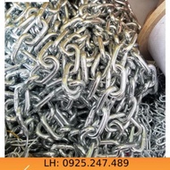 Galvanized Iron Chain 6mm(li). Use for homes, buildings and factories.