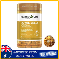 Healthy Care Royal Jelly 1000 mg 365 Capsules เฮลตี้แคร์ นมผึ้ง ออสเตรเลีย