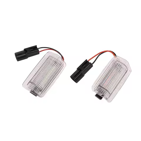 NEW-2Pcs White Red Car Led Door Courtesy Light For Toyota Wish Prius Camry Alphard