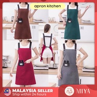cotton apron hang neck epron coffee shop fashion apron kitchen apron adult murah 圍裙