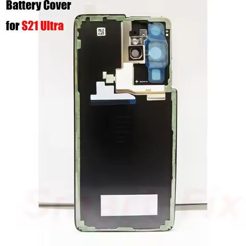 OEM Glass Parts Back Cover Case For SAM-S21 Ultra S21U S21ULTRA Back Glass Rear Cover Battery Door w