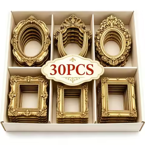 Antique Relief Resin Photo Frame DIY 3D Display Frames Mini Photo Frames Photography Background Deco