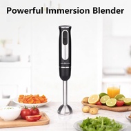 Liebe&Lecker Immersion Blender Handheld, 300W Hand Blender with 2 Mixing Speed and Stainless Steel B