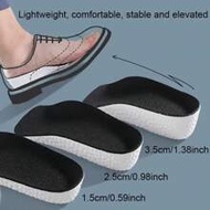 1pair Silicone Gel Height 1.5-3.5cm/0.59-1.38in Increase Insole Heel Lifting Inserts Shoe Elastic Fo