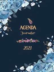 Agenda 2023 journalier A4: Planificateur et organiseur journalier pratique pour l'année 2023 , 1 pag