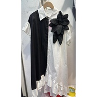 NEW HEY21 9929 Women's Dress with Flower Design