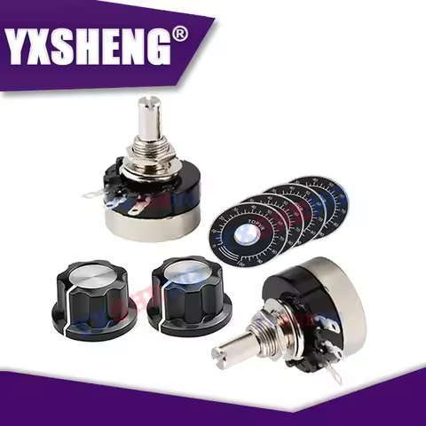 RV24YN20S (3PCS)Sets New Carbon Film Potentiometer，1K 2K 5K 10K 20K 50K 100K 1MΩ Ohm Single Rotary T