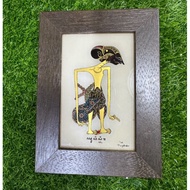 [Secondhand Goods 2] Wayang Kulit Indonesian Hand Painting Folk Art Wooden Shadow Character Pattern 