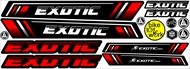 VARIASI STICKER EXOTIK VARIASI BUAT SEPEDA UNIVERSAL POLET MOTIF STIKER BIKE LIS SEPEDA STRIPING / S