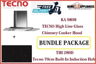 TECNO HOOD AND HOB FOR BUNDLE PACKAGE ( KA 9808 &amp; TIH 280D ) / FREE EXPRESS DELIVERY
