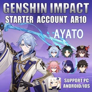 Genshin impact ID【Fast delivery】Ayato+other characters combination low AR
