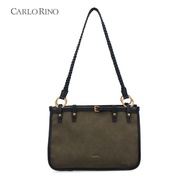 Carlo Rino Dark Green Alessia Shoulder Bag