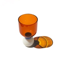 Sardine - แก้วไวน์ แก้วไวน์แดง แก้วไวน์แดงพรีเมี่ยม ของขวัญ แก้วแชมเปญ Wineglass Amber - 350ml