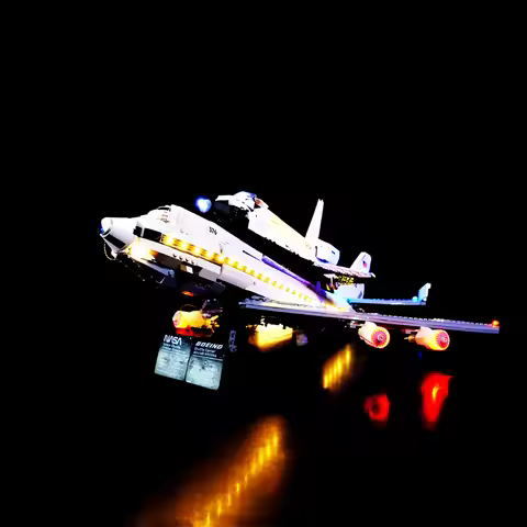 LED Light For LEGO 10360 Space Shuttle Transport Aircraft Lamp Building Blocks Bricks (Not Include B
