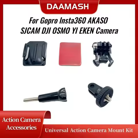 For GoPro Adapter Screw Adhesives Sticker Helmet Base Set for GoPro Hero 13 12 11 10 9 Insta360 X4 X