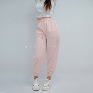BIGSIZE SWEATPANTS JOGGER JUMBO OVERSIZE HIGHWAIST PRIA WANITA KOREAN STYLE