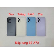 Samsung A72 back cover with orange glass