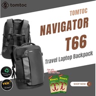 Tomtoc Navigator-T66 Travel Laptop Backpack | Laptop Bag (Black)