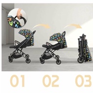 Baobaohao Y3 Tourism Folding Stroller Suitcase With Squirrel Reduction + Mosquito Net For Baby