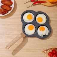 Egg Dumpling Maker Non-Stick 4-Hole Pan for Breakfast Omelette, Poached Eggs, and Burgers