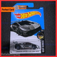 Hotwheels Lamborghini Huracan LP620 2 Super Trofeo 2016 First Edition Collection Series Black Model 