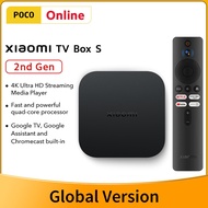 New Global Version Suitable For Xiaomi Mi TV Box S 2Nd Gen 2GB 8GB Quad Core Dolby Atmos Google Assistant 4K Ultra HD Streaming Media Player
