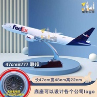 Boyin 777 Federal Airplane Model Shintong Dunhao DHL47cm Airplane Model 20cm
