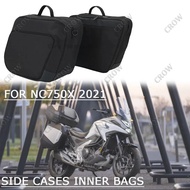 2021 New Motorcycle Luggage Bags Black Expandable Inner Bags  For Honda NC750X NC 750 X NC 750X 2021
