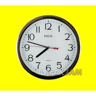 Pagol PGWS33T Wall Clock With Sweep Movement Diameter 32.7 cm Good