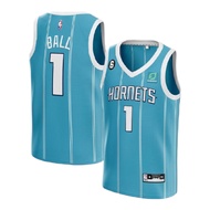 CHARLOTTE HORNETS BASKET JERSEY // BALL 1 // NBA BASKET JERSEY // SWINGMAN