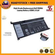 High Grade Replacement Dell YRDD6 Laptop Battery 42Wh 3-Cell
