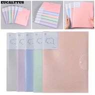 EUCALYTUSS 1Pcs A3 Paper File Folder, Student Stationery Office Supplies A3 Document Bag, Plastic Pi