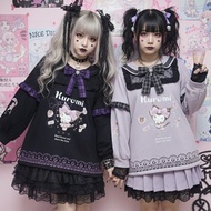 原創三麗鷗SANRIO授權酷洛米領結刺繡可拆袖水手服地雷系【JJ5095